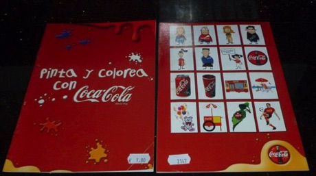 2147-10 € 1,50 coca cola kleurboekje